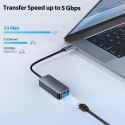PremiumCord Adapter USB-C -> LAN RJ45 ETHERNET 2,5G/1000 MBIT Aluminium