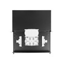 RACKMOUNT 19" 1U FIBER PATCH PANEL LANBERG 12XSC SIMPLEX / 12XLC DUPLEX BLACK + ACCESSORIES