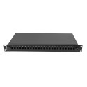 RACKMOUNT 19" 1U FIBER PATCH PANEL LANBERG 24XSC SIMPLEX/24XLC DUPLEX BLACK + ACCESSORIES