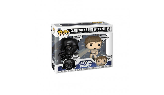 FUNKO POP! Vinyl figuur: Star Wars - Darth Vader & Luke Skywalker (Sayings), 2-pack