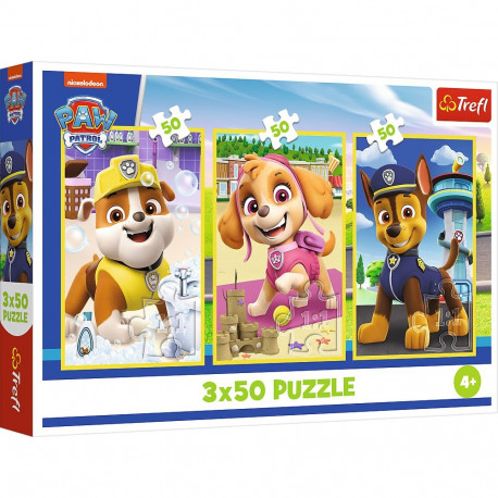 TREFL PAW PATROL puslede komplekt Käpapatrulli kutsud, 3x50 osa
