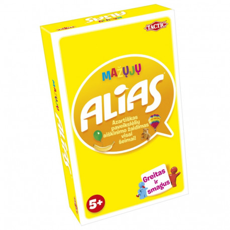 TACTIC Board game Kids Alias Travel (In Lithuanian lang.)