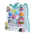 SQUISHMALLOWS SQUISH-A-LONGS minifiguuride komplekt, 8 tk, 2,5 cm