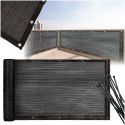 Rõdukate LUARO varjutusmatt varju võrk rõdule terrassile 150g/m2 105x700cm UV + Tritics