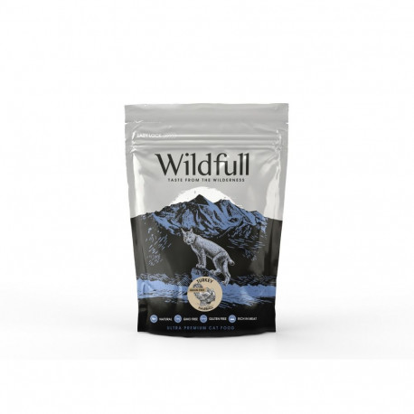 Wildfull Turkey Hairball cat food 400g