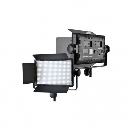Godox LED 500C Bi Color met barndoor