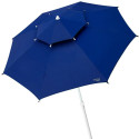 Parasol przeciwsłoneczny Aktive Sinine Metall Klaaskiud 280 x 260 x 280 cm (4 Ühikut)