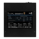 Toiteplokk Aerocool LUX850 850 W 80 Plus Bronze ATX Must