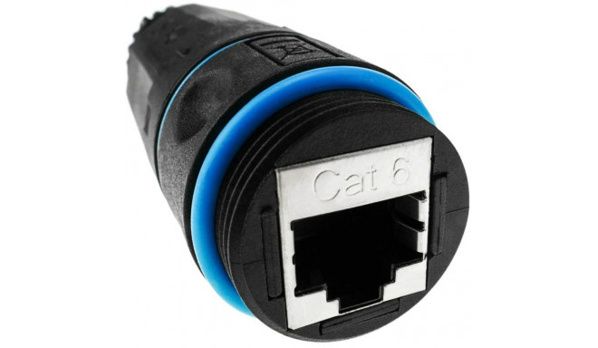 Adapter RJ45 Techly IWP-MD C6-IP68T Black