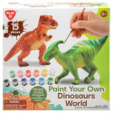 2 Dinazauru Komplekts PlayGo 15 Daudzums 6 gb. 14,5 x 9,5 x 5 cm Dinozauri Krāsošanas paklājs