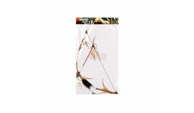 Archery Set with Target Brown American Indian 63 cm