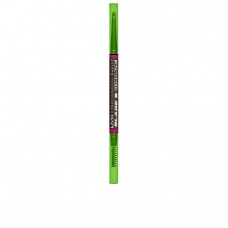 NYX PROFESSIONAL MAKE UP BLADE & SHADE NANO lápiz de cejas #10-Espresso 1 u