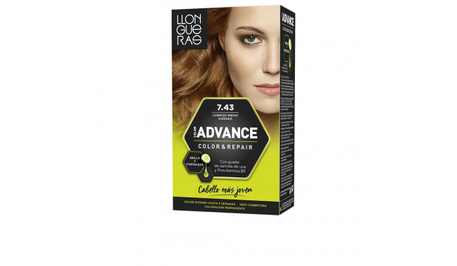 LLONGUERAS COLOR ADVANCE #7,43-cobrizo medio dorado 1 u