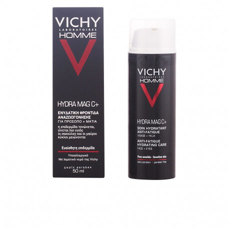 Vichy näo- ja silmahooldus Homme Hydra Mag C+ niisutav tugevdav väsimusevastane 50ml