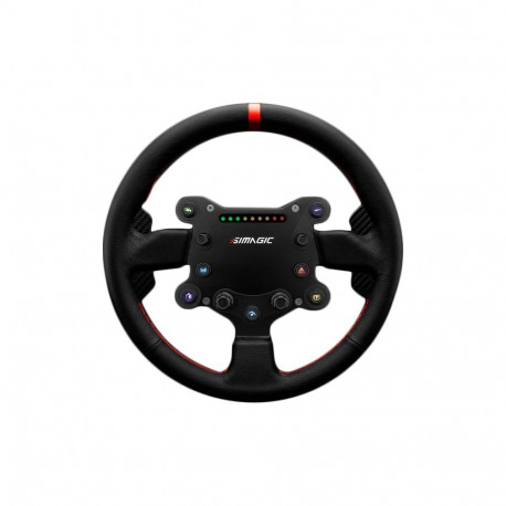 SIMAGIC GT Sport Steering Wheel 300 mm, QR50, Shifters, leather, S201