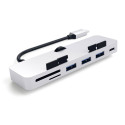 Satechi USB-C Clamp Pro jaotur iMacile - adapter, hõbedane