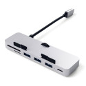 Satechi USB-C Clamp Pro Hub for iMac -adapteri, Silver