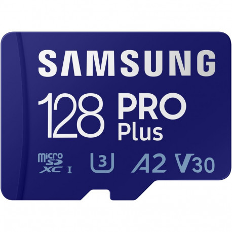 "CARD Samsung PRO Plus - 128 GB - MicroXC - Klasse 10 - UHS-I - 160 MB/s - 120 MB/s"