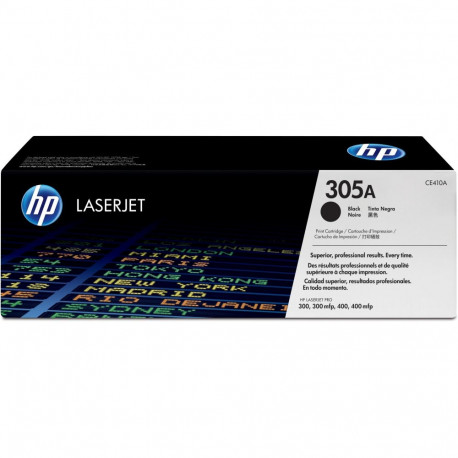 "HP 305A original LaserJet Toner cartridge CE410A black standard capacity 2.090 pages 1-pack"