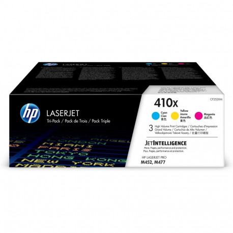 "HP 410X original LaserJet Toner cartridge CF325XM Cyaan Magenta Yellow High Yield 3-pack"