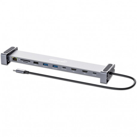 "MANHATTAN 10-in-1 4K USB-C PD Dockingstation 2xHDMI"