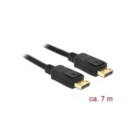 "DELOCK Kabel Displayport 1.2 Stecker > Displayport Stecker 4K 60 Hz 7 m"