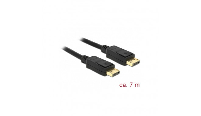 "DELOCK Kabel Displayport 1.2 Stecker > Displayport Stecker 4K 60 Hz 7 m"