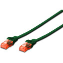 "DIGITUS CAT 6 U/UTP Patchkabel - LSZH. 0.25m. grün"