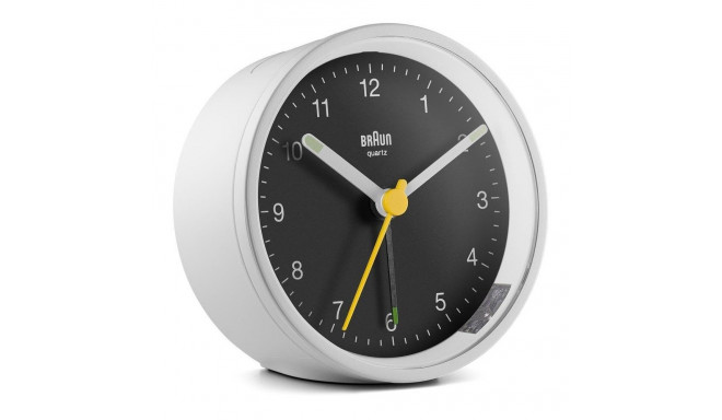 "Braun BC 12 WB Quarzwecker wei"