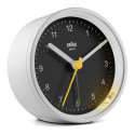 "Braun BC 12 WB Quarzwecker wei"