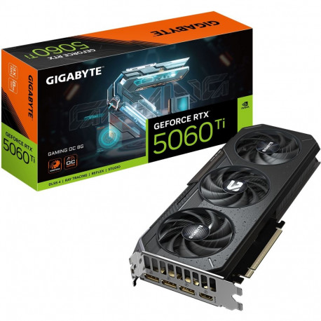 "Gigabyte RTX 5060 TI Gaming OC 8GB GDDR7 3 Fan"