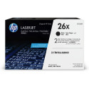 "HP 26X original LaserJet Toner cartridge CF226XD Black High Yield 2-pack"