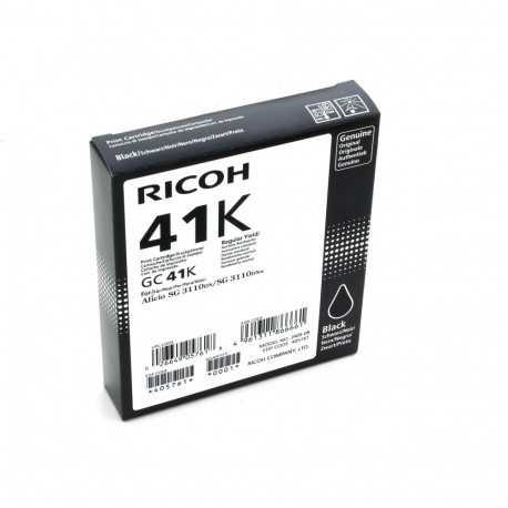 "Ricoh Tinte 405761 schwarz GC41K bis zu 2.500 Seiten ISO/IEC 24711"