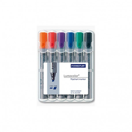 "STAEDTLER 356 B WP6 - 6 Stück(e) - Blau - Grün - Orange - Rot - Violett - Grau - Polypropylen (PP) 