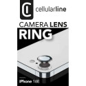"Cellularline Camera Lens Protection Ring fr iPhone 16e Clear"