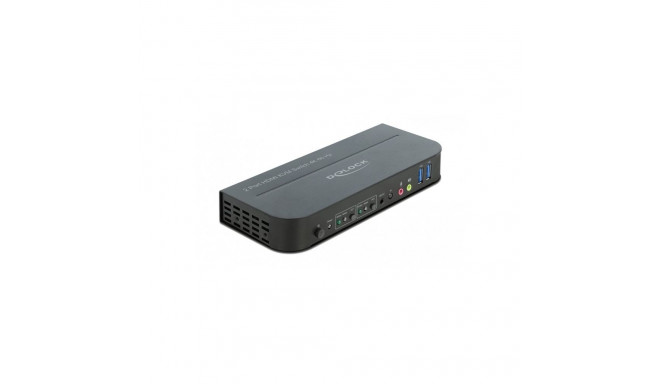 "DELOCK HDMI KVM Switch 4K 60Hz mit USB 3.0 und Audio"