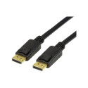 "Logilink Displayport-Kabel 1.4 DP->DP M/M 8K/60Hz 1m schwarz"