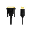 "Logilink DisplayPort-Kabel DP 1.2 zu DVI 1.2 2.0m schwarz"