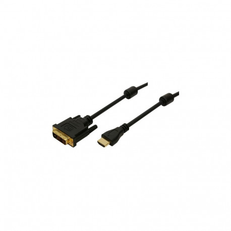 "Logilink HDMI-DVI-Kabel HDMI->DVI-D St/19-pin St 3.00m bk"