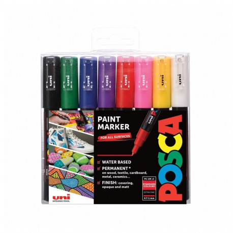 "POSCA Marker UNI PC-1MC 8er Set"