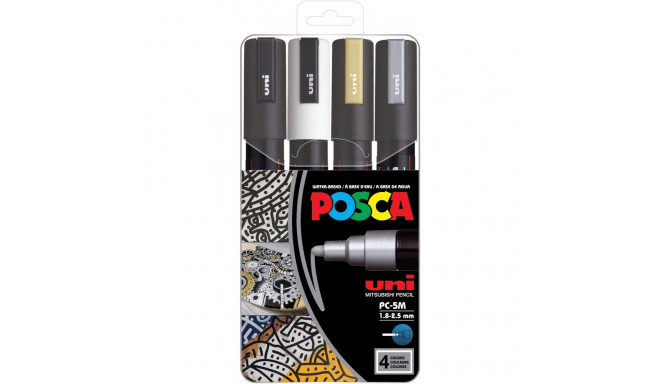 "POSCA Marker UNI PC-5M 4er Set"