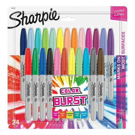 "Sharpie Marker Fein Rundspitze F 24er Color Burst Blister"