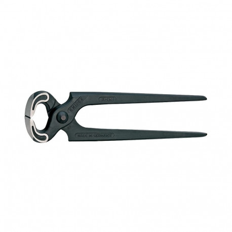 "KNIPEX Kneifzange schwarz flach-runde Backen"