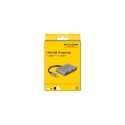 "DELOCK 3 Port USB Hub 10 Gbps mit USB Type-C zu 1 x USB Type-C + 2 x USB Typ-A"