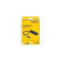 "DELOCK HUB USB 3.0 3 Port extern + 1 x Gigabit LAN Port schwarz"