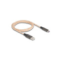 "DELOCK USB 2.0 Kabel Typ-A zu USB Type-C mit RGB Beleuchtung"