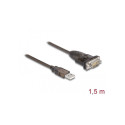 "Delock Adapter USB2.0 Typ-A zu 1 x Seriell RS-232 D-sub9 pin"