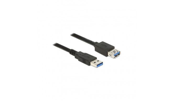 "DELOCK USB Verl. USB3.0 A -> A St/Bu 2.00m schwarz"