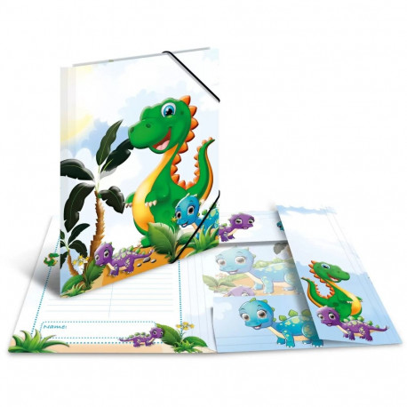 "HERMA Sammelmappe A4 Dinos Pappe"