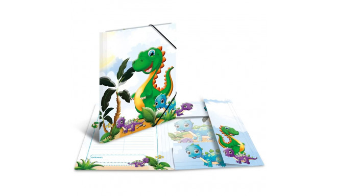 "HERMA Sammelmappe A4 Dinos Pappe"